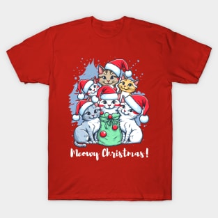 Meowy Christmas T-Shirt